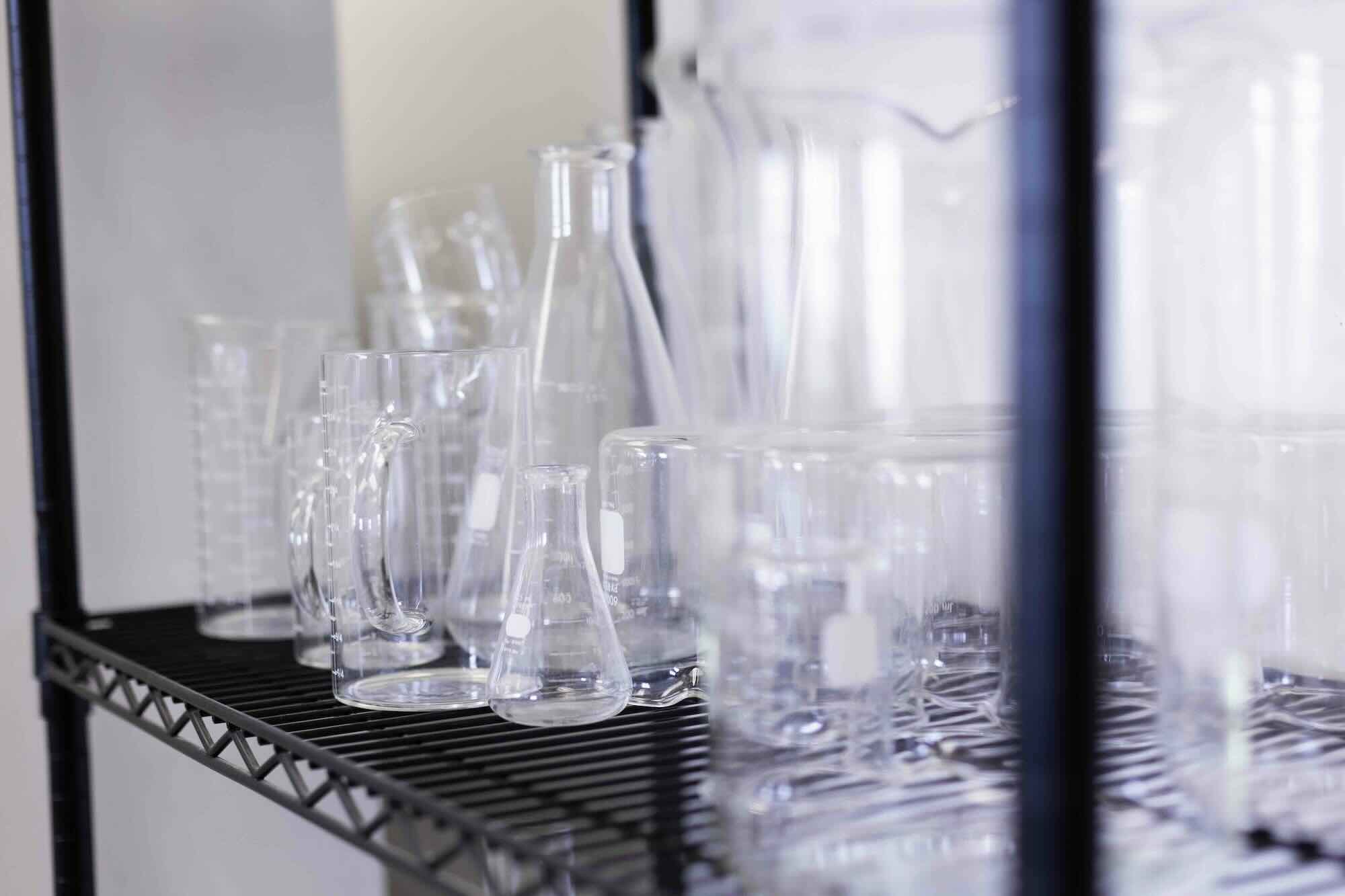 Glassware in Douglas ProTech lab