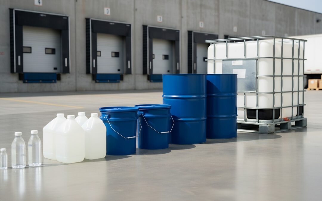 From 2 oz Bottles to Tanker Loads: Packaging Strategy for Scaling a Chemical SKU