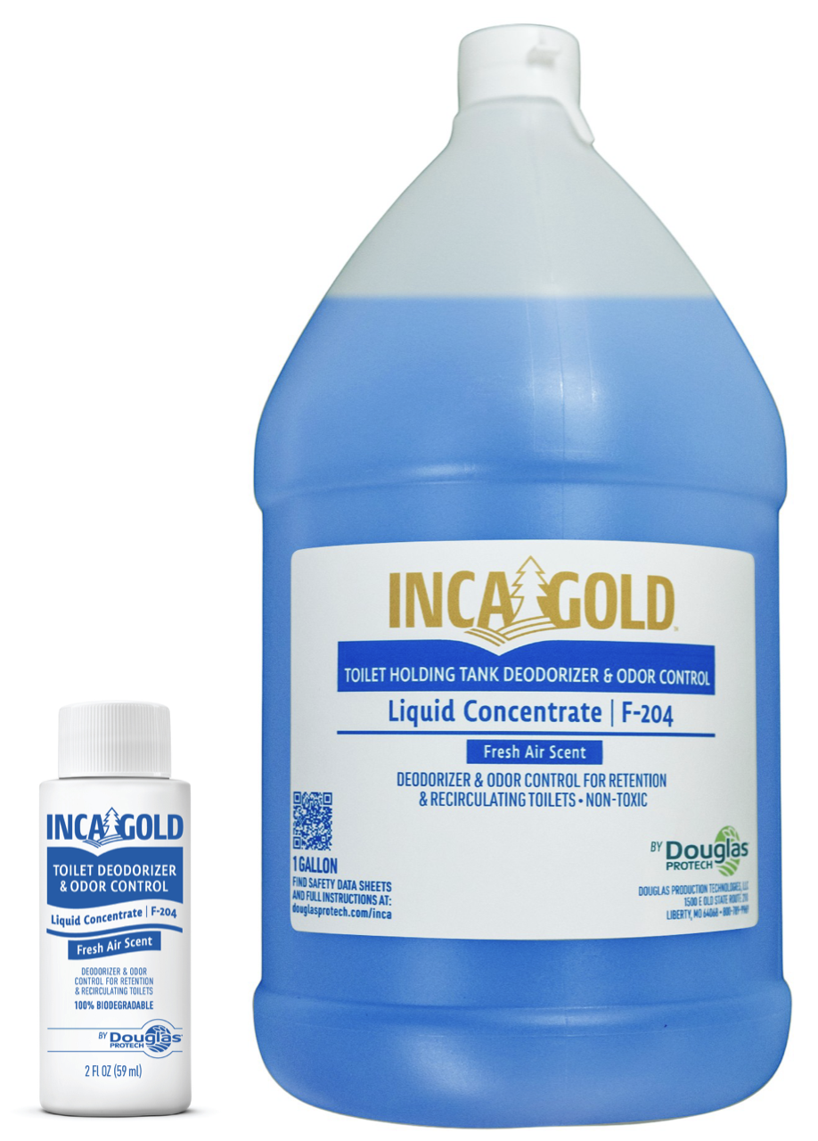 F-204 Inca Gold Liquid - Concentrated Toilet Deodorizer & Odor Control