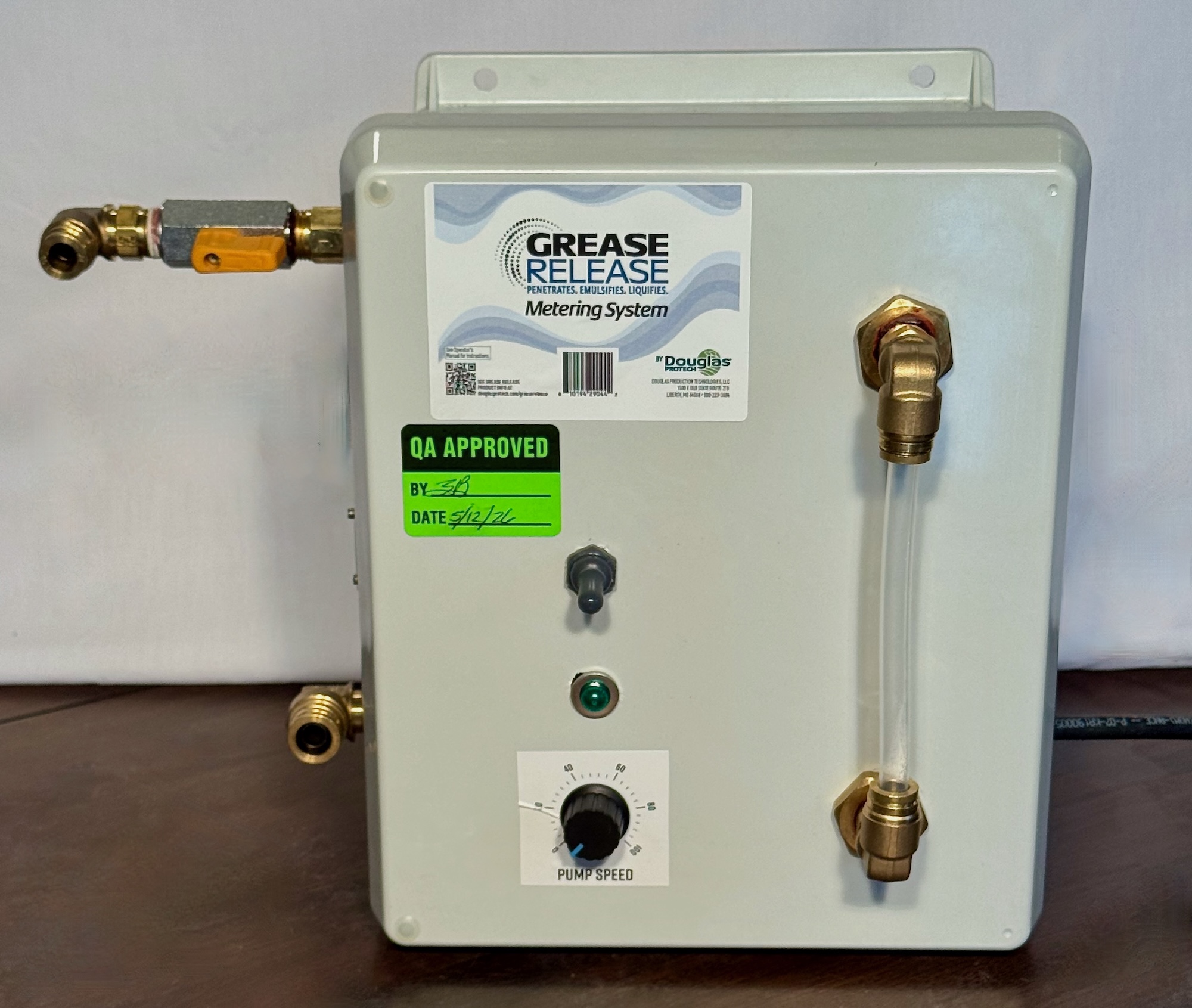 Grease Release Metering System