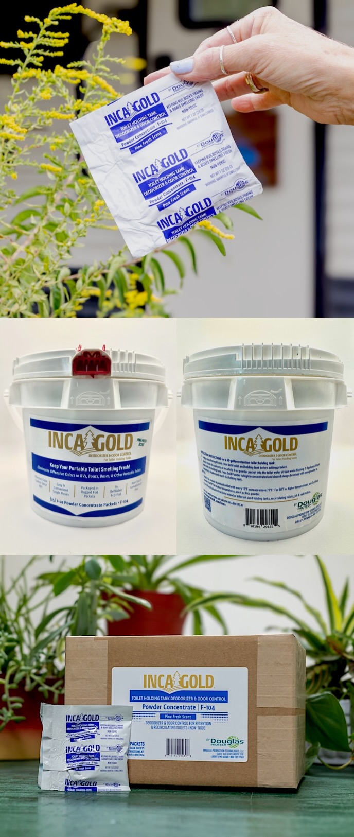 Inca powder pack and case